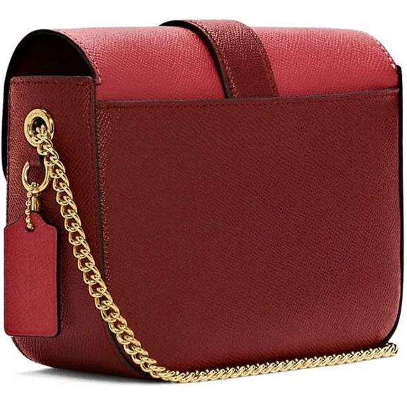 🦋💕👛COACH GEMMA BUTTERFLY BUCKLE CROSSBODY 🦋👛❤️ - Picture 3 of 5